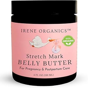 Irene Organics Organic Belly Butter for Pregnancy Stretch Mark Prevention 4oz Review