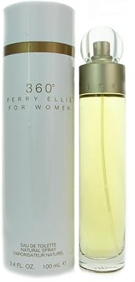 Perry Ellis 360 for Women Eau De Toilette Spray, 3.4 Fl Oz