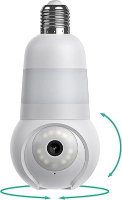 Luna Light Bulb Security Camera E2