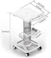 TBVECHI Beauty Salon Trolley Pedestal Rolling Cart — image 5