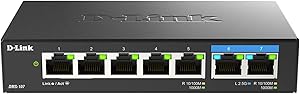 D-Link DMS-107 7-Port 2.5GB Unmanaged Gaming Switch