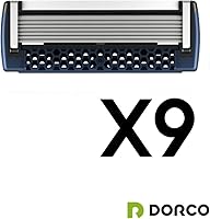 DORCO Pace Classic Seven Blade Razor System 1 Handle + 9 Cartridges — image 3