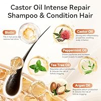 LABJD Castor Oil Shampoo and Conditioner Set, 16.9 FL Oz — image 6
