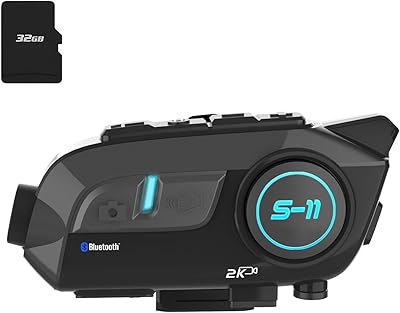 SCSETC S-11 Motorcycle Bluetooth Headset with Camera