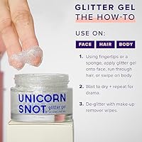 UNICORN SNOT Holographic Face & Body Glitter Gel 3-Pack (Disco/UV/Sky) — image 5