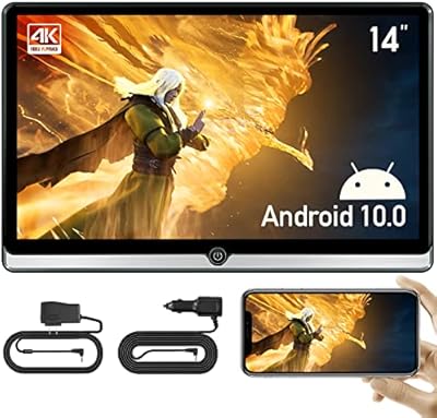 Seventour 14-inch 4K Android Car Headrest Monitor