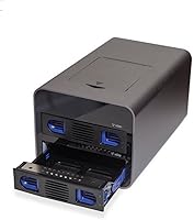 IO CREST SY-ENC50127 USB 3.2 Type-C Dual Bay HDD + M.2 NVMe External Enclosure — image 2