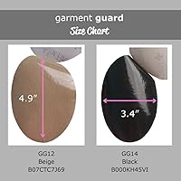 Garment Guard Disposable Adhesive Cotton Underarm Sweat Pads (10 Pairs, Black) — image 6