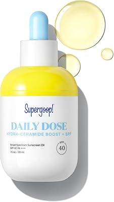 Supergoop! Daily Dose Hydra-Ceramide Boost + SPF 40 Oil, 1 fl oz