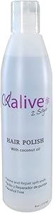 KALIVE Hair Polish with Coconut Oil 8oz Review