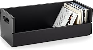 CroBlissful Wooden CD Storage Box Holder Shelf