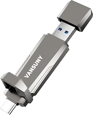 Vansuny 512GB Portable External SSD USB 3.2 Gen 2