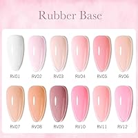 VENALISA 3 in 1 Rubber Base Gel Nail Polish Set, 12 Colors — image 2