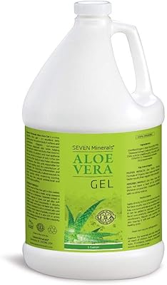 Seven Minerals Organic Aloe Vera Gel 128 Fl Oz