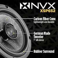 NVX XSP652 6.5″ Coaxial Car Speakers — image 2