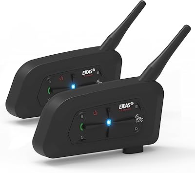 EJEAS V7 Motorcycle Helmet Bluetooth Intercom