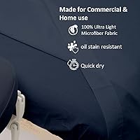 Cottingon 3 Piece Massage Table Sheet Set, Navy Blue — image 4