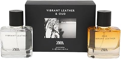 Zara Vibrant Leather & Oud Vibrant Leather Cologne Set 2x 60mL