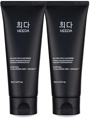 HEEDA Activated Charcoal Hydration Cleansing Foam 5.07 fl.oz.