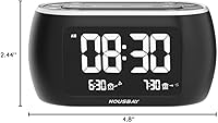 HOUSBAY Glow Alarm Clock Radio — image 7