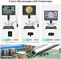 Andonstar AD249S-M 3 Lens HDMI Digital Microscope — image 2