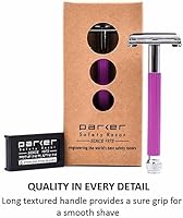 Parker 29L Lavender Long Handle Butterfly Safety Razor for Women — image 5