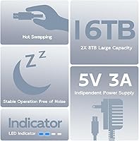 MAIWO M.2 NVMe PCIe RAID Enclosure 16TB — image 6