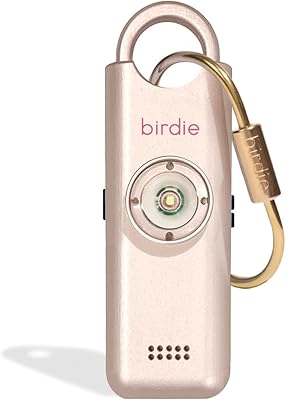 She's Birdie Personal Safety Alarm - Metallic Rose