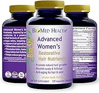 BioMed Health Hair Growth Vitamins for Women 120ct Capsules — image 2