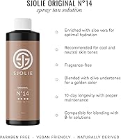 SJOLIE Spray Tan Solution No. 14 - Dark Depth Tanning Spray (8oz) — image 2