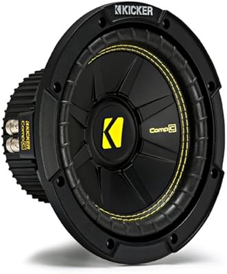 KICKER CWCD84 CompC 8″ Subwoofer Dual Voice Coil 4-Ohm