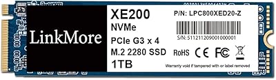 LinkMore XE200 1TB PCIe Gen3 NVMe M.2 SSD