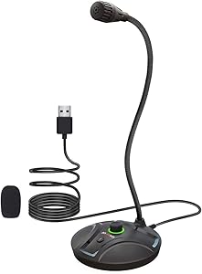 JOUNIVO JV605 PRO USB Computer Microphone