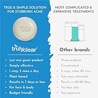 Truly Clear Acne Soap - 3.5oz Bar — image 2