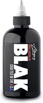 Allegory Tattoo Ink – Blak, Premium Black Tattoo Ink, 8oz
