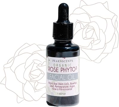 Peak Scents Organic Rose Phyto Facial Oil 1oz