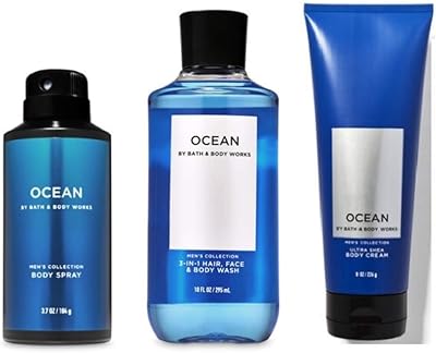 Bath and Body Works Ocean for Men 3-Piece Bundle