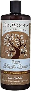 Dr. Woods Raw Moisturizing Black Unscented Soap, 32 Ounce Review