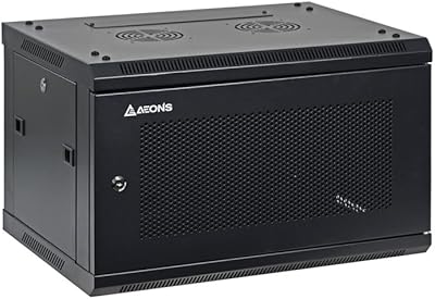AEONS 6U Professional Wall Mount Network Server Cabinet Enclosure