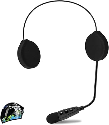 EJEAS E1+ Motorcycle Helmet Bluetooth Headset