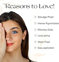 NOURISH MANTRA Jet Gaze Kajal Urban Rani - Black & Blue — image 2