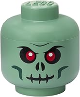 LEGO Iconic Storage Head Large, Green Skeleton — image 1