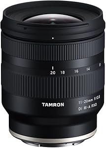 Tamron 11-20mm F/2.8 Di III-A RXD Lens for Sony E APS-C Mirrorless Cameras