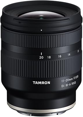 Tamron 11-20mm F/2.8 Di III-A RXD Lens for Sony E APS-C Mirrorless Cameras