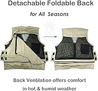 FoRapid Safari Photo Vest Photography Travel Hiking Fishing Camping Hunting — image 3