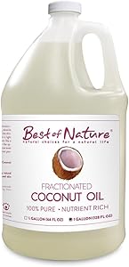 Best of Nature 100% Pure Fractionated Coconut Oil, Gallon (128 fl oz) Review