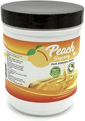Peach Sugaring Organic Hair Removal Wax 45 Oz.