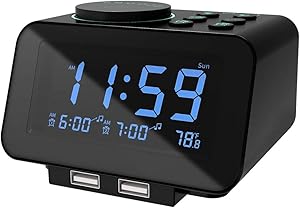uscce Digital Dual Alarm Clock Radio Review