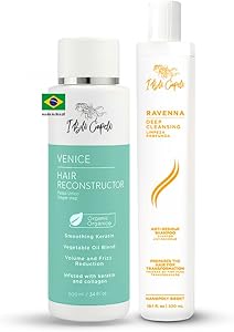 I Belli Capelli Venice Organic Keratin Hair Treatment Set 16.9oz + Shampoo 10oz