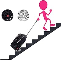 Meijieluo 22-inch Rolling Backpack with Wheels — image 6